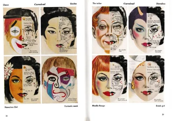 Stage Makeup styles from 1959